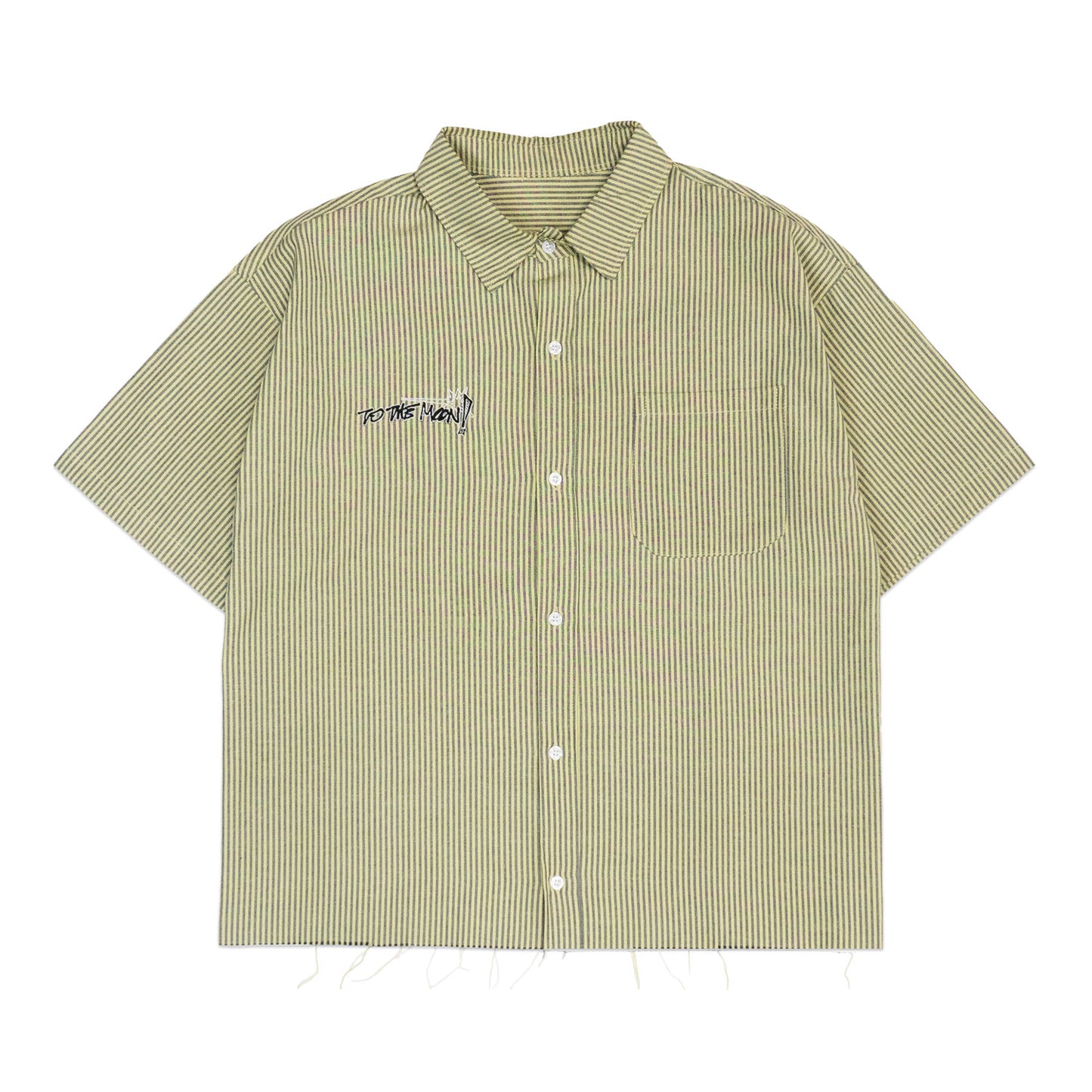 GINGER FRAYED BUTTON UP