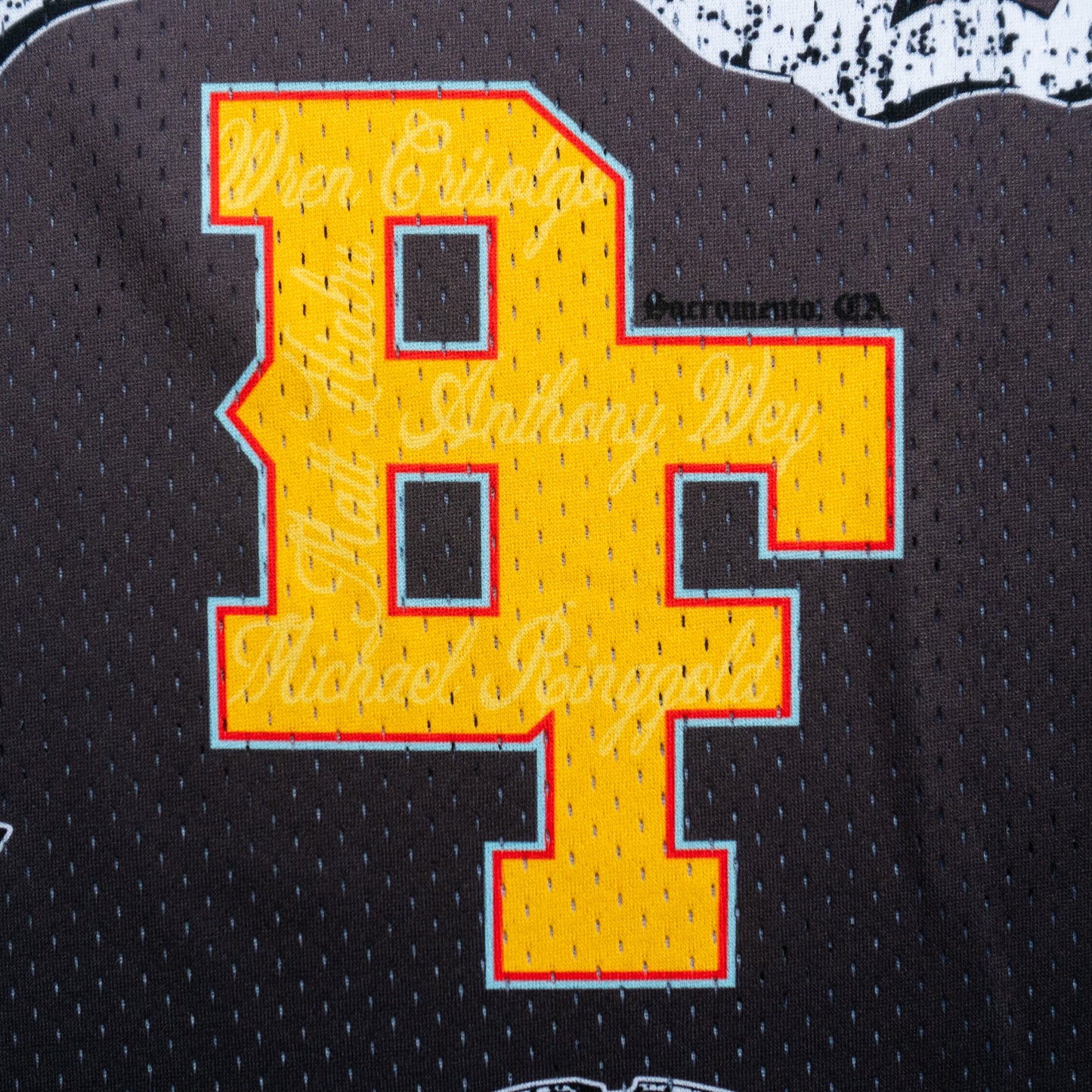 BLACK FLAG x TTM DANCE JERSEY - FADED BLACK