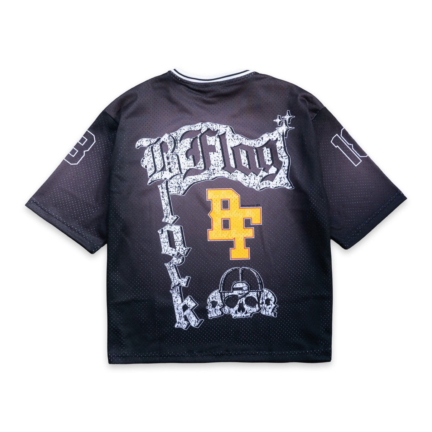 BLACK FLAG x TTM DANCE JERSEY - FADED BLACK