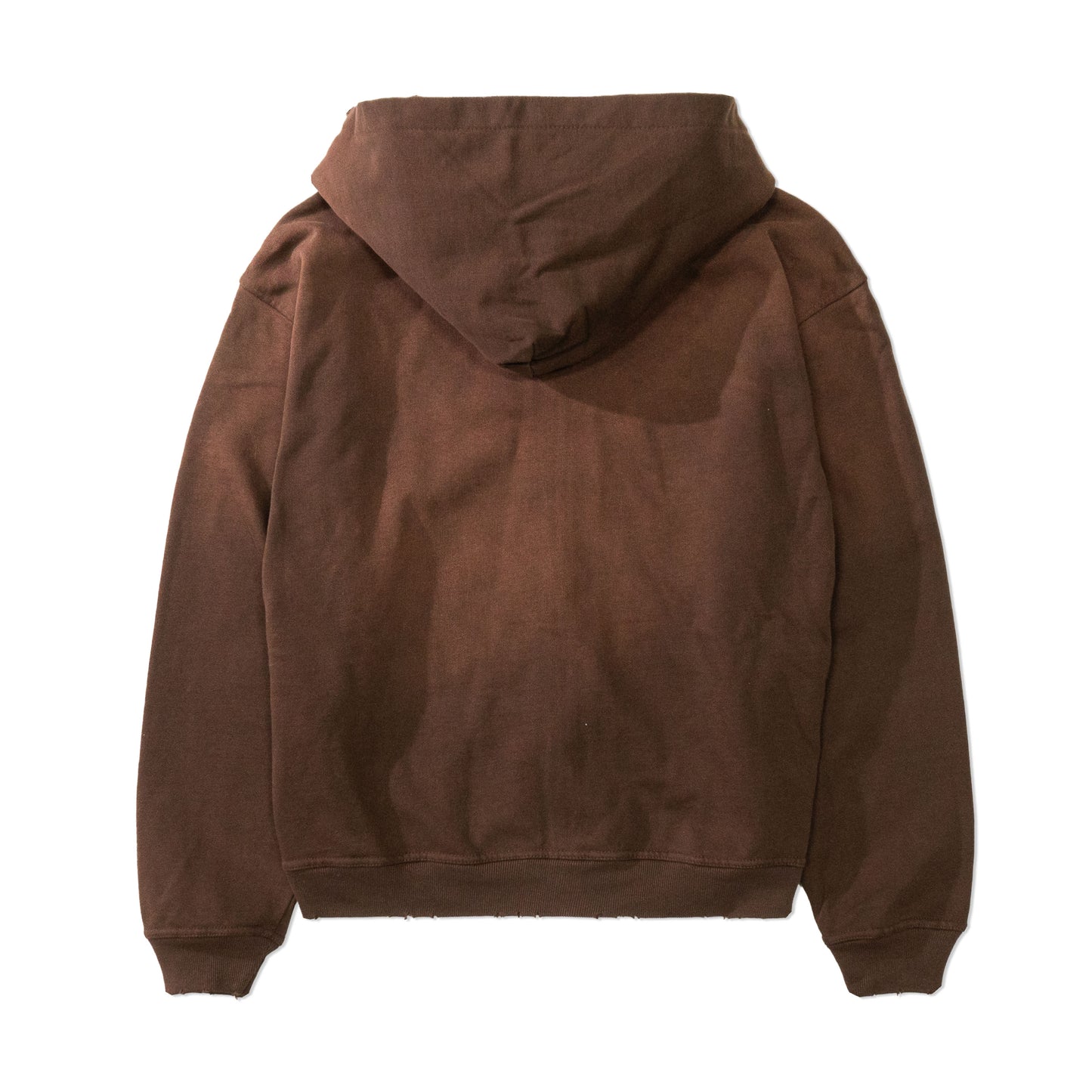 MOCHA POTASSIUM FADED ZIP HOODIE