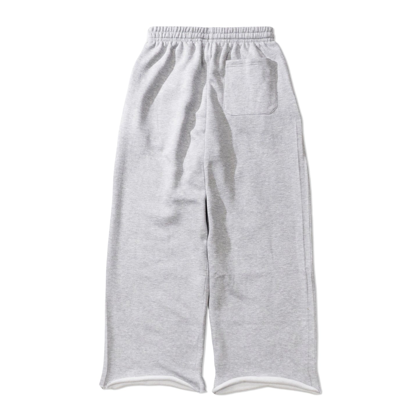 GREY WIDE LEG CRYSTAL SWEATS