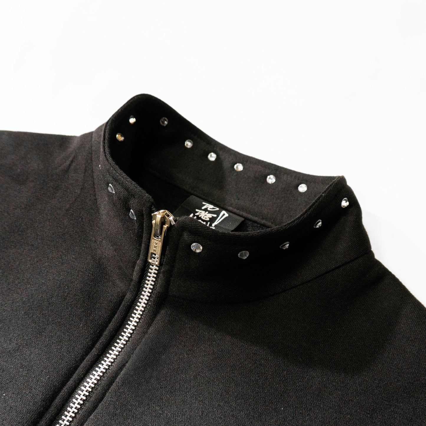 CRYSTAL PLAID QUARTER ZIP