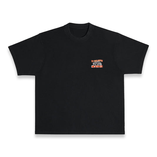 TO THE MOON "CLOUD WATCHING CLUB" TEE - BLACK