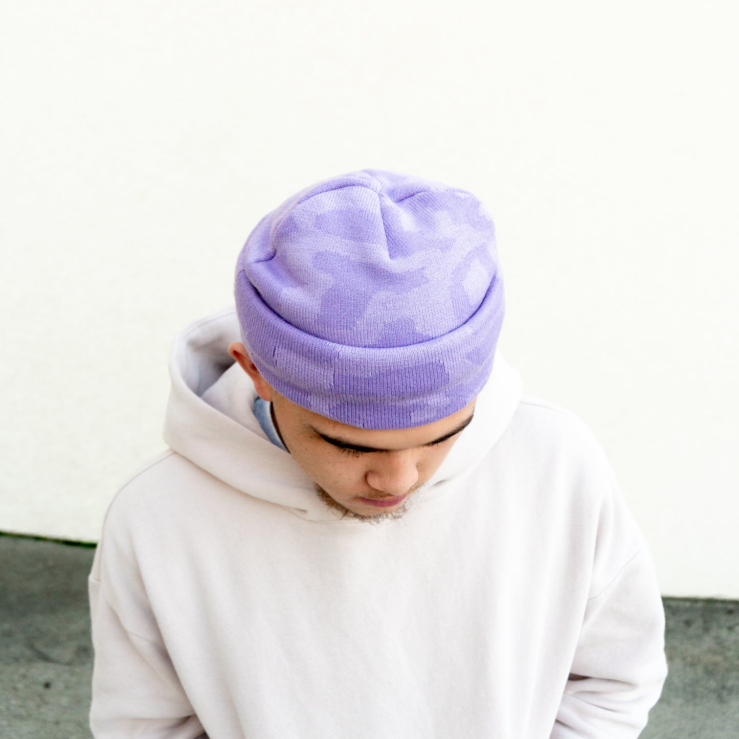 TO THE MOON "ASTROCAMO" BEANIE - PURPLE HAZE