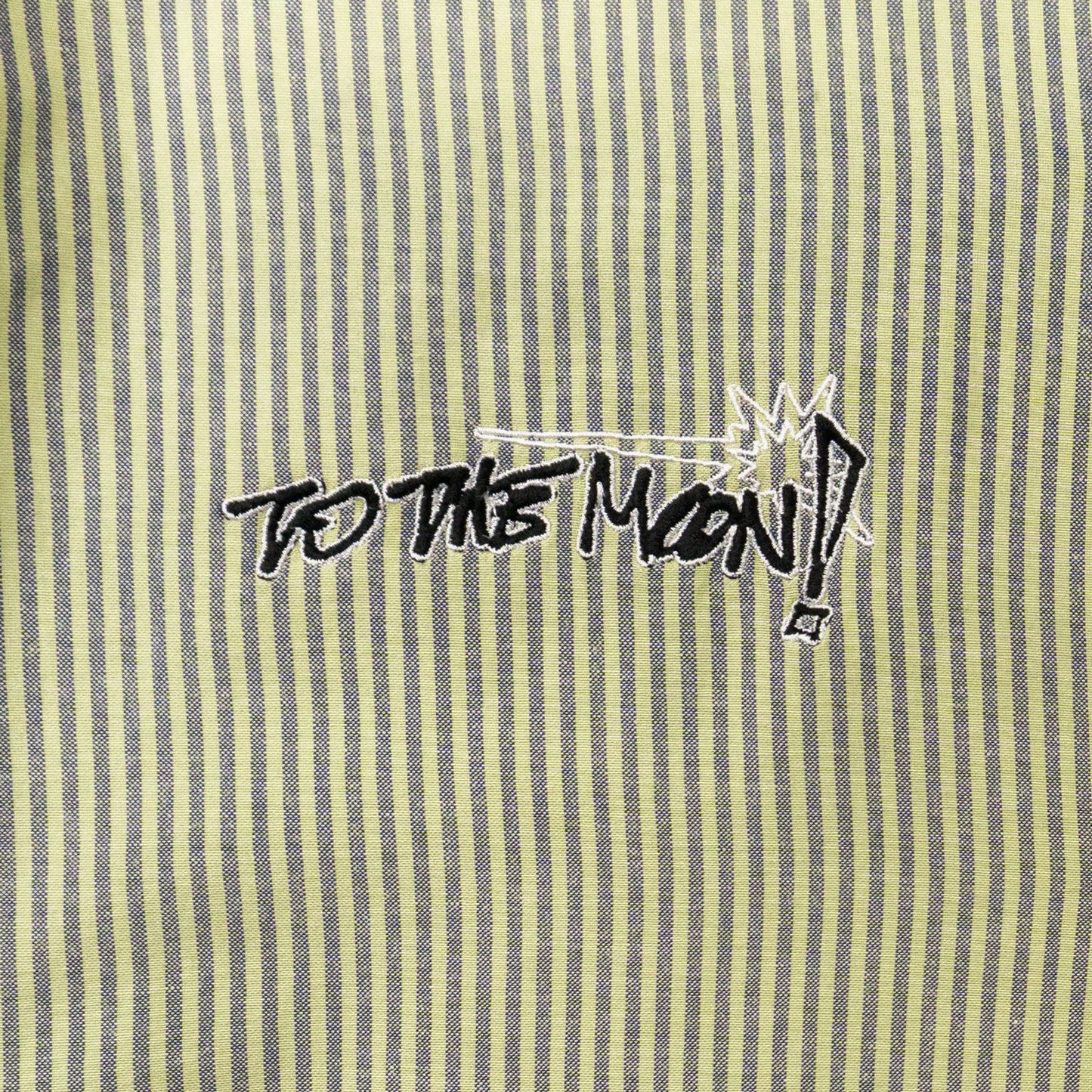 TO THE MOON FRAYED BUTTON UP - GINGER