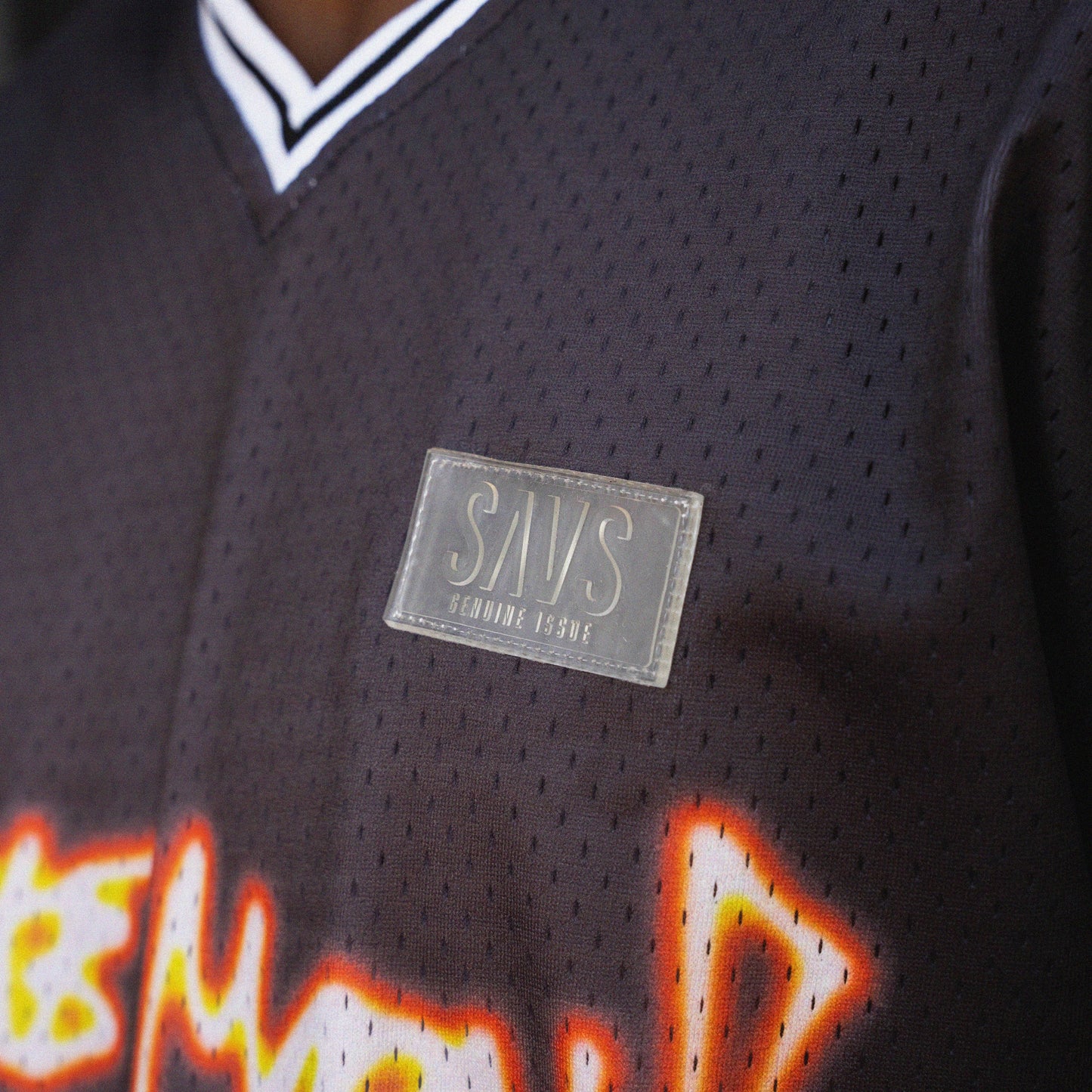 TO THE MOON x SAVS "WORLD TOUR" HOCKEY JERSEY - FADED BLACK