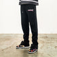 TO THE MOON "TRIPLE SCRIPT" ZIP FLARE PANTS