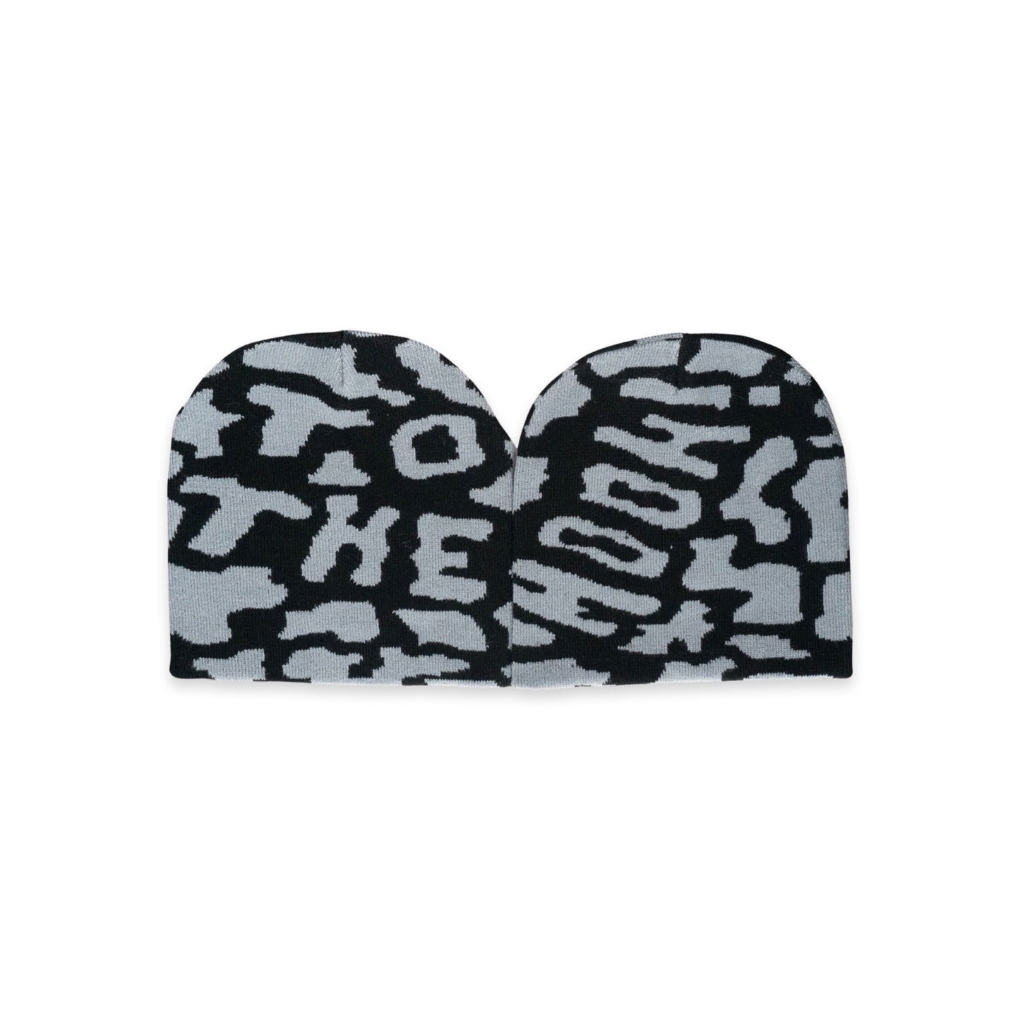 TO THE MOON "ASTROCAMO" BEANIE - SHADOW BLACK