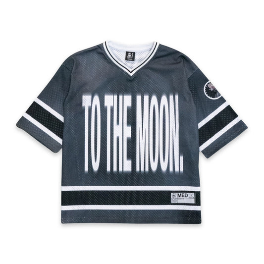 TO THE MOON "STREET HOCKEY" JERSEY - FADED BLACK