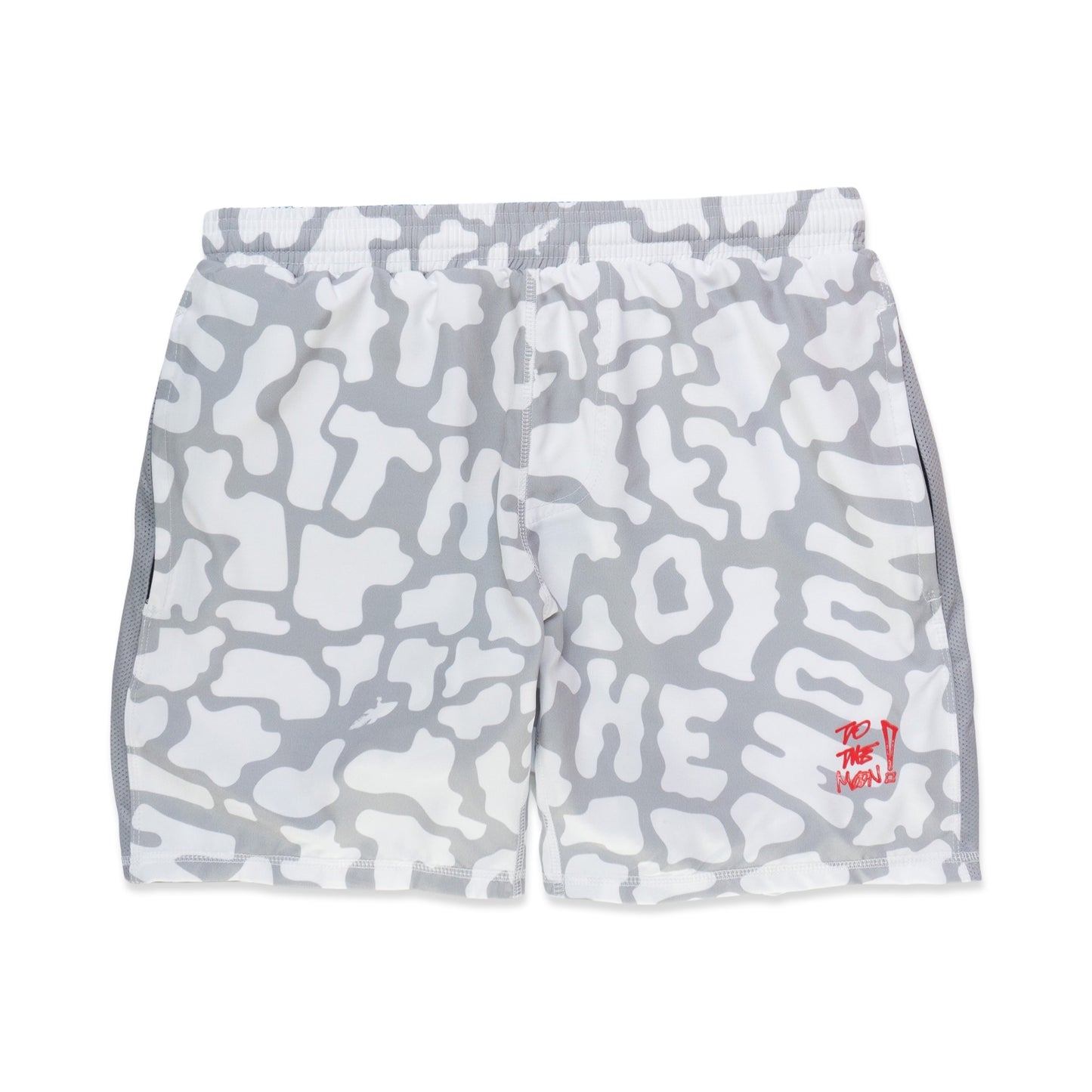 TO THE MOON "ASTRO-CAMO" HYBRID SHORTS - FOG WHITE