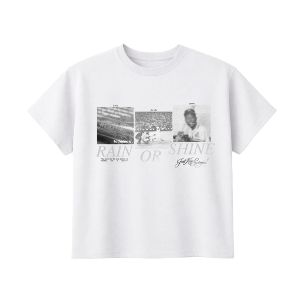"RAIN OR SHINE" TEE