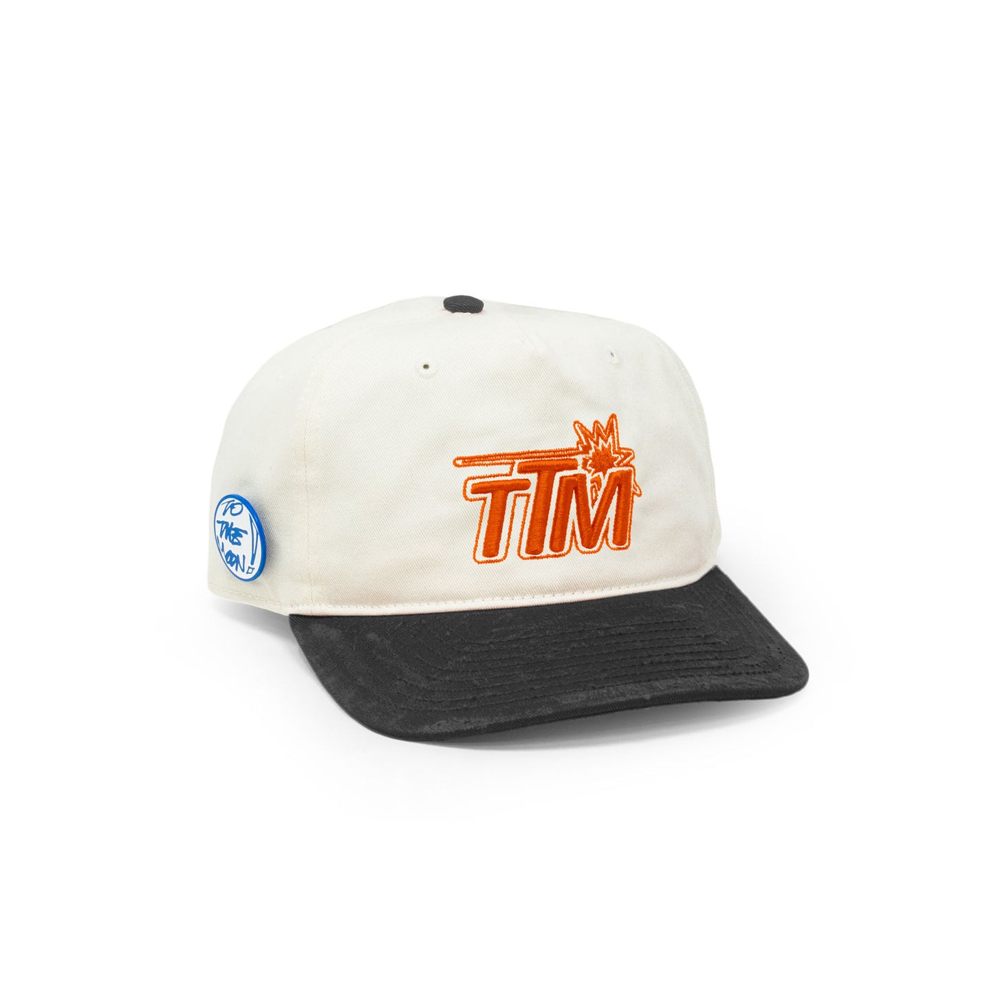 TO THE MOON TWO TONE UNSTRUCTURED SNAPBACK - CREAM/BLACK/*PYC*