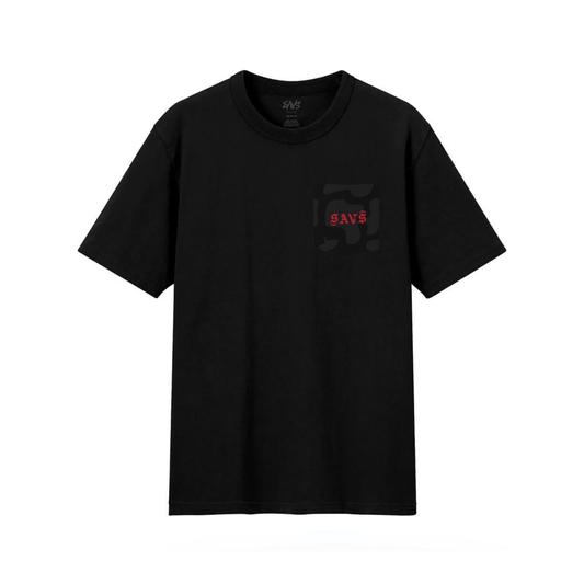 SAVS x TO THE MOON "ASTROCAMO" POCKET TEE - BLACK