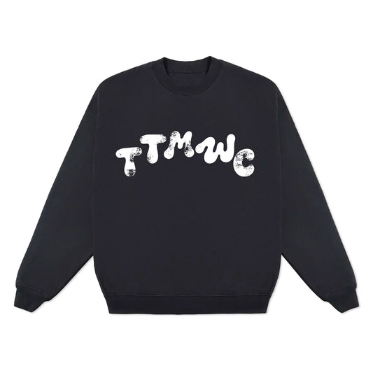 WCxTTM BLACK CREWNECK