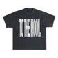 TO THE MOON "CRACKED MEGA" TEE - VINTAGE BLACK