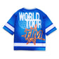 TO THE MOON "WORLD TOUR" HOCKEY JERSEY - FADED COBALT BLUE