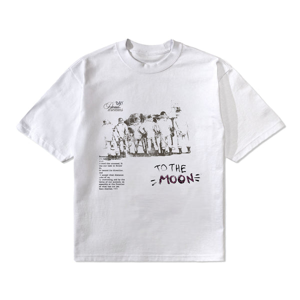 WHITE "DAY DREAMS" TEE