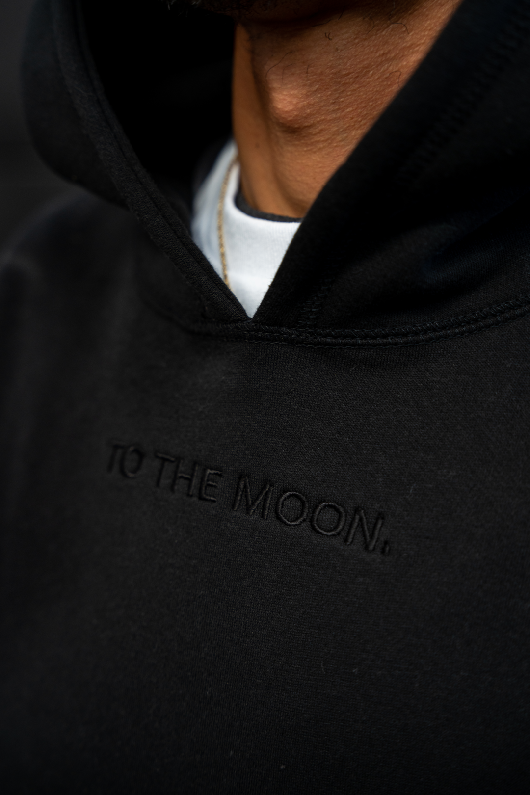 TO THE MOON 'BOOM' HOODIE - BLACK